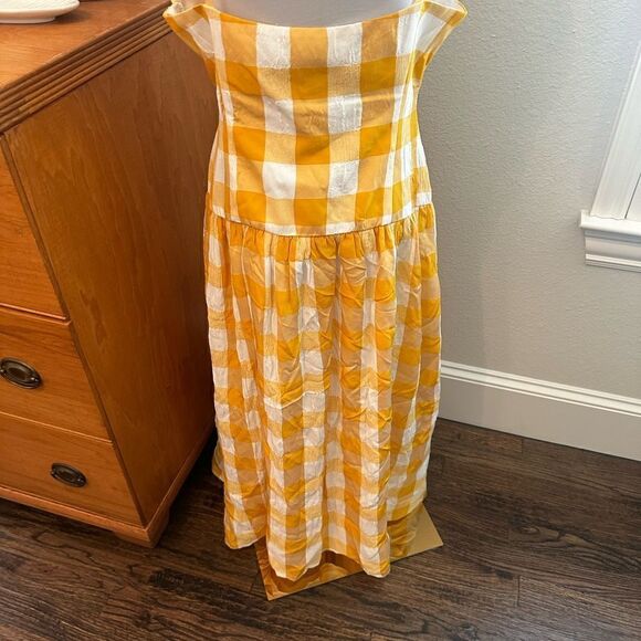 NWT Autumn Adeigbo - Lillian Gingham
Cutout Midi Sundress-C18 - Picture 5 of 6